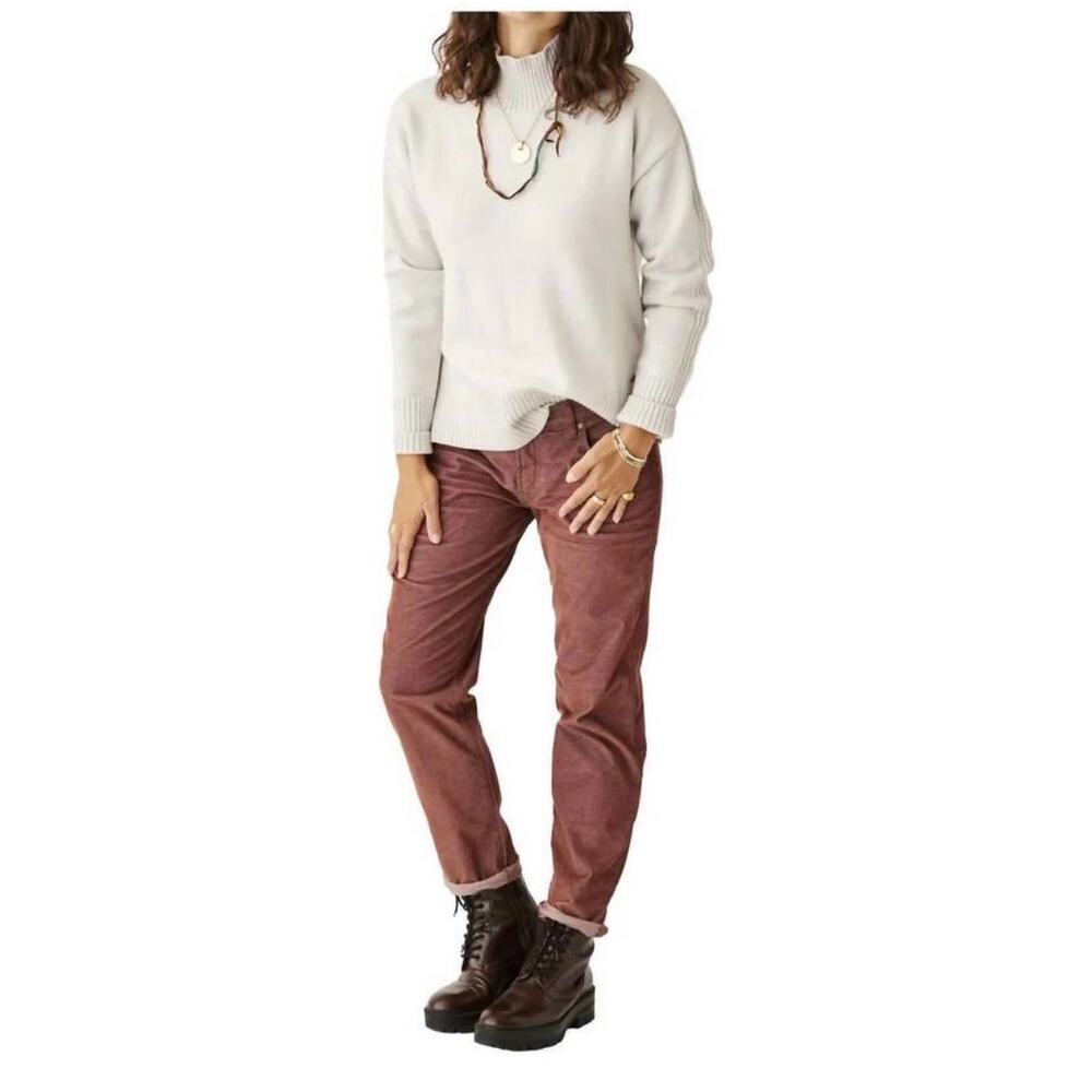 Carve Designs Womens 2 Brown Pink Carson Cord Organic Cotton Raw Hem Granola